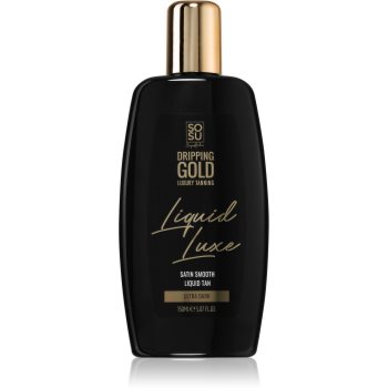 Dripping Gold Luxury Tanning Liquid Luxe apa de auto-bronzare pentru corp - imagine 2